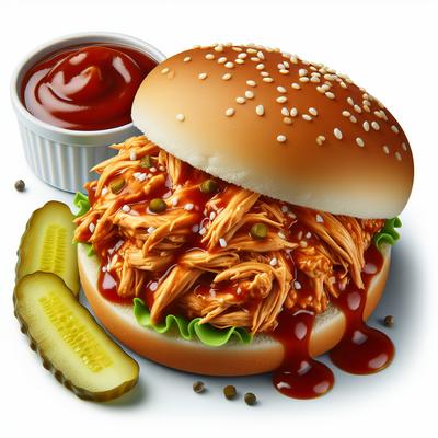 Image of Slow Cooker Chicken Sloppy Joes