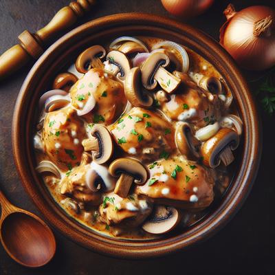 Image of Slow Cooker Chicken Stroganoff