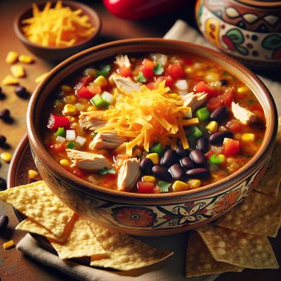 Image of Slow Cooker Chicken Taco Soup