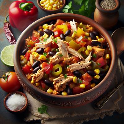Image of Slow Cooker Chicken Taco Stew