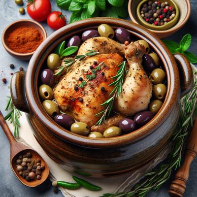 Image of Slow Cooker Chicken with Olives