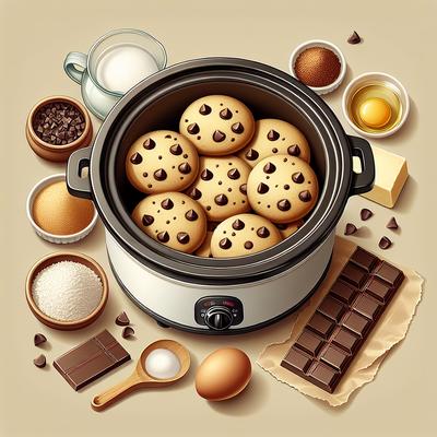 Image of Slow Cooker Chocolate Chip Cookies