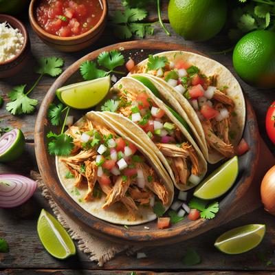 Image of Slow Cooker Cilantro Lime Chicken Tacos