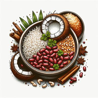 Image of Slow Cooker Coconut Red Beans and Rice