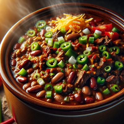 Image of Slow Cooker Cowboy Chili