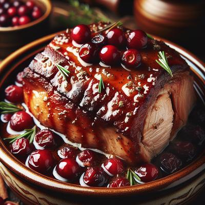 Image of Slow Cooker Cranberry Pork