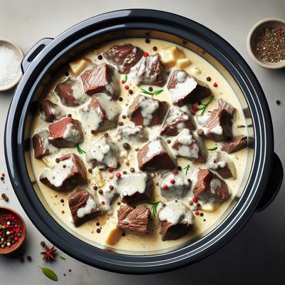 Image of Slow Cooker Creamy Beef Tips