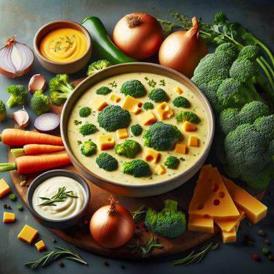 Image of Slow Cooker Creamy Broccoli Cheese Soup