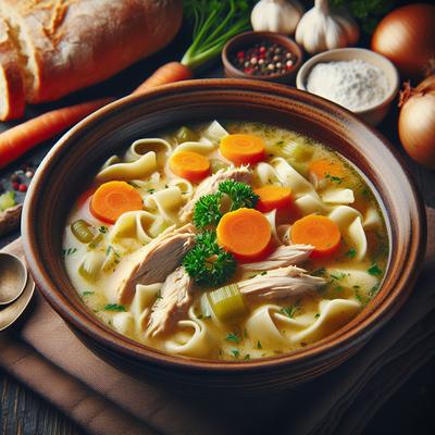 Image of Slow Cooker Creamy Chicken Noodle Soup