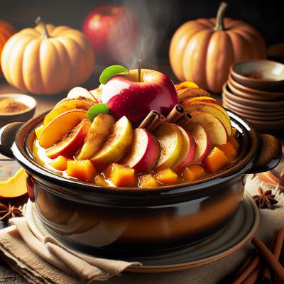 Image of Slow Cooker Crock Pot Pumpkin Apple Dessert