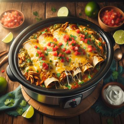 Image of Slow Cooker Enchiladas