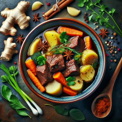 Image of Slow Cooker Ginger Beef Stew