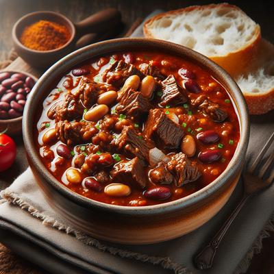Image of Slow Cooker Hearty Beef Bean Chili