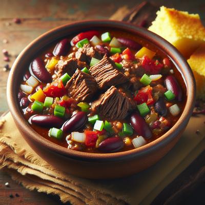Image of Slow Cooker Hearty Beef Chili