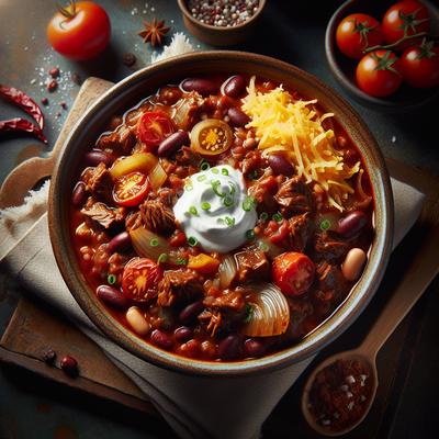Image of Slow Cooker Hearty Chili with Beef or Venison