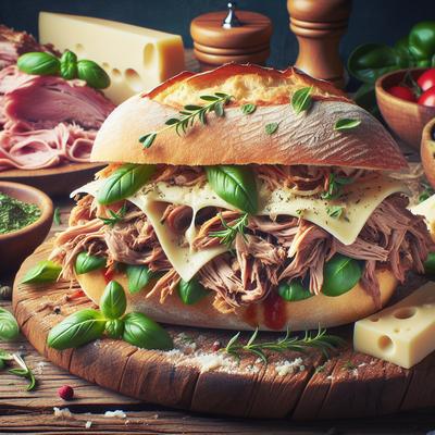 Image of Slow Cooker Hearty Italian Sandwiches