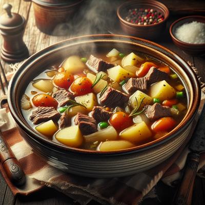 Image of Slow Cooker Hearty Steak Tater Soup