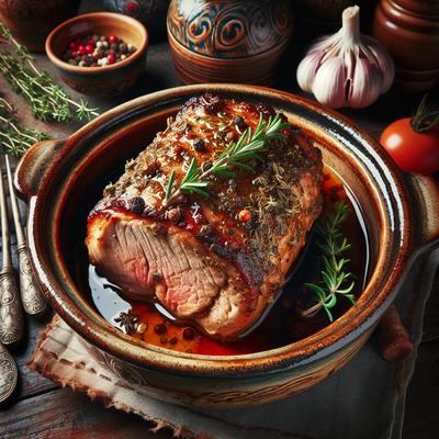 Image of Slow Cooker Herb Crusted Pork Tenderloin