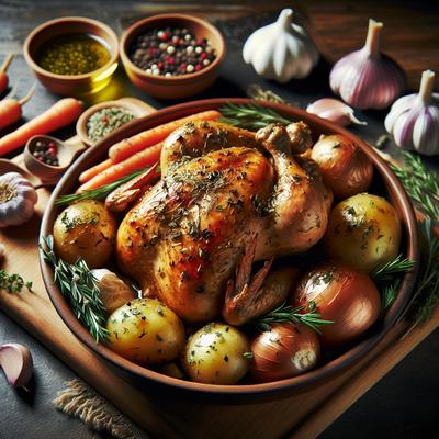 Image of Slow Cooker Herb Roasted Chicken