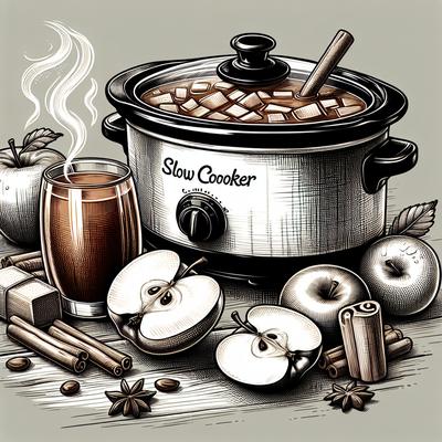 Image of Slow Cooker Hot Caramel Apple Cider