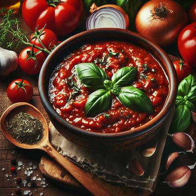 Image of Slow Cooker Marinara with Fresh Basil