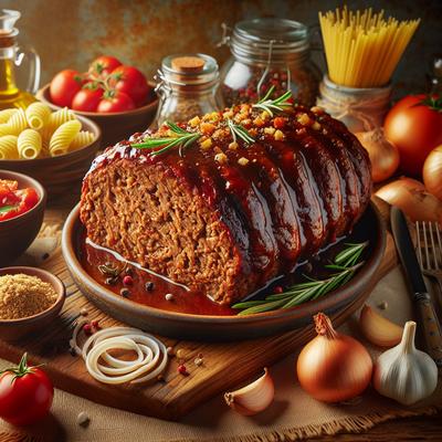 Image of Slow Cooker Meatloaf Italian Style