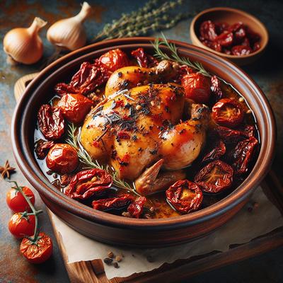 Image of Slow Cooker Mediterranean Chicken with Sun Dried Tomatoes