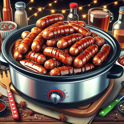 Image of Slow Cooker Party Sausages