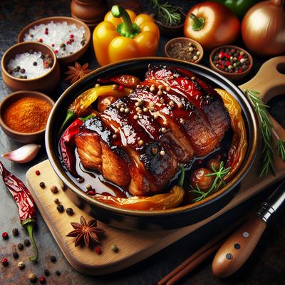 Image of Slow Cooker Pepper Pork Seared First