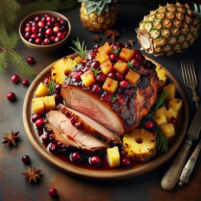 Image of Slow Cooker Pineapple Cranberry Pork Roast
