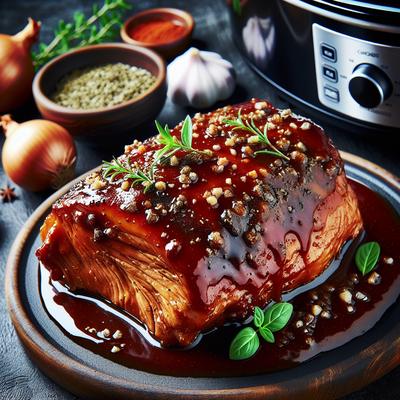 Image of Slow Cooker Pork Barbecue