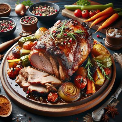Image of Slow Cooker Pork Roast Roti De Porc a La Mijoteuse