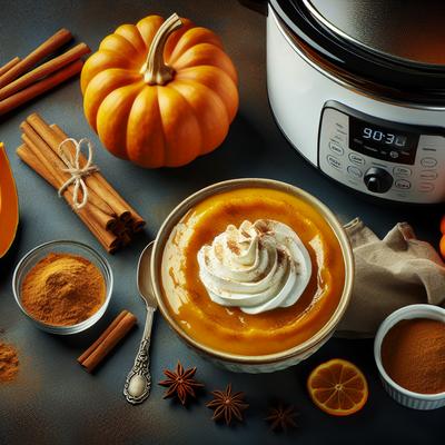 Image of Slow Cooker Pumpkin Pie Pudding