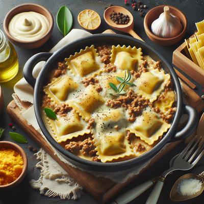 Image of Slow Cooker Ravioli Casserole