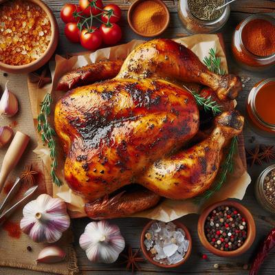 Image of Slow Cooker Rotisserie Style Memphis Chicken
