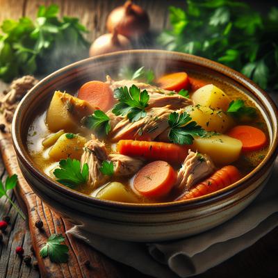 Image of Slow Cooker Rustic Chicken Stew