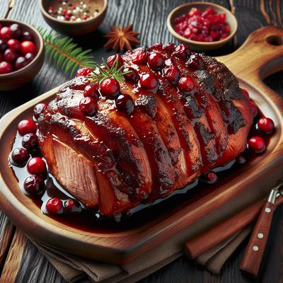Image of Slow Cooker Savory Cranberry Pork Butt Roast