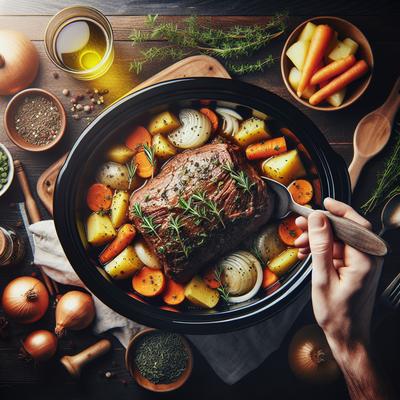 Image of Slow Cooker Savory Pot Roast