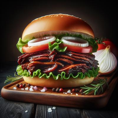 Image of Slow Cooker Short Ribs Sandwich
