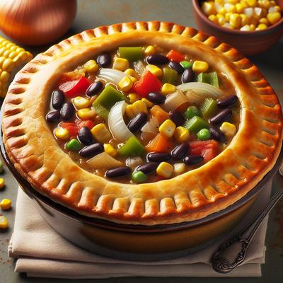 Image of Slow Cooker Southwestern Pot Pie Vegetarian