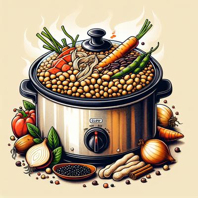 Image of Slow Cooker Soy Beans