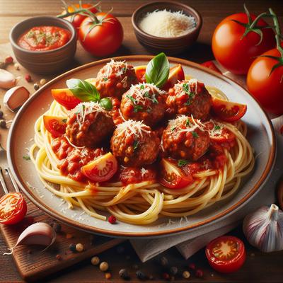 Image of Slow Cooker Spaghetti Meatballs