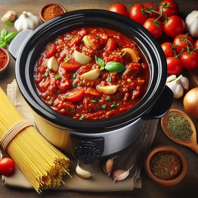 Image of Slow Cooker Spaghetti Sauce