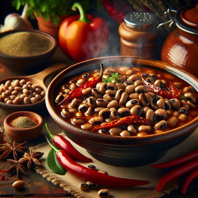 Image of Slow Cooker Spicy Black Eyed Peas