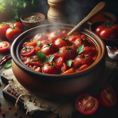 Image of Slow Cooker Stewed Tomatoes