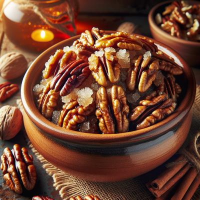 Image of Slow Cooker Sugared Pecans Walnuts