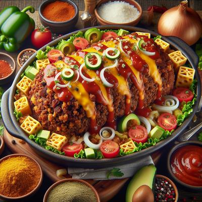 Image of Slow Cooker Taco Meatloaf