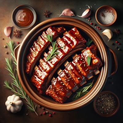 Image of Slow Cooker Tangy Ribs