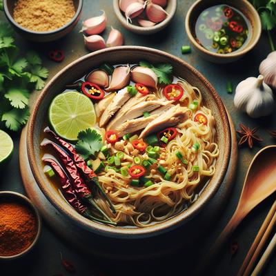 Image of Slow Cooker Thai Chicken Noodles