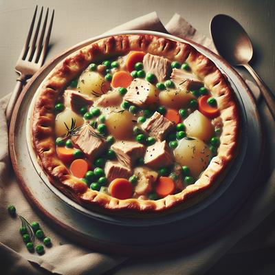 Image of Slow Cooker Upside Down Chicken Pot Pie